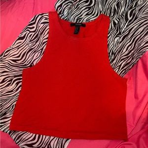 Forever 21 cropped tank top